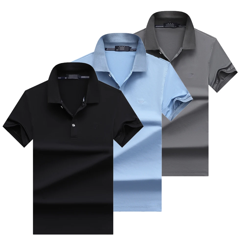 

Summer luxurious high quality polo t shirts blank custom logo embroidery print casual mens golf polo shirts