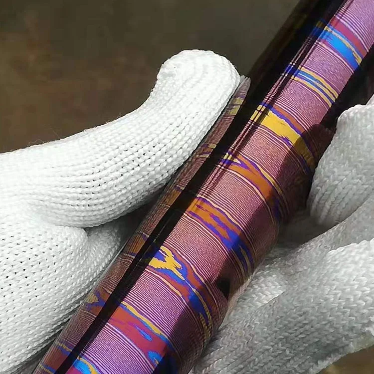 Custom Handmade Timascus Mokuti Titanium Damascus Sheet Buy Titanium