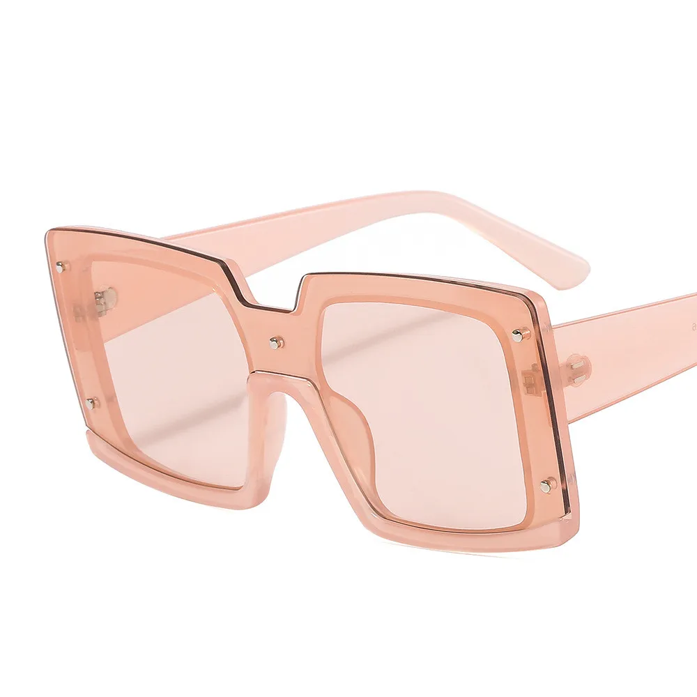 

Wholesale Pink Rectangle Ladies China High Quality Sunglasses Custom Logo