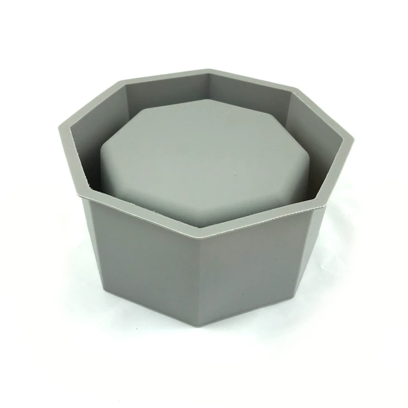 

Z0470 Wholesale new epoxy resin hexagonal round square flower pot silicone mold sets DIY creative storage box resin molds