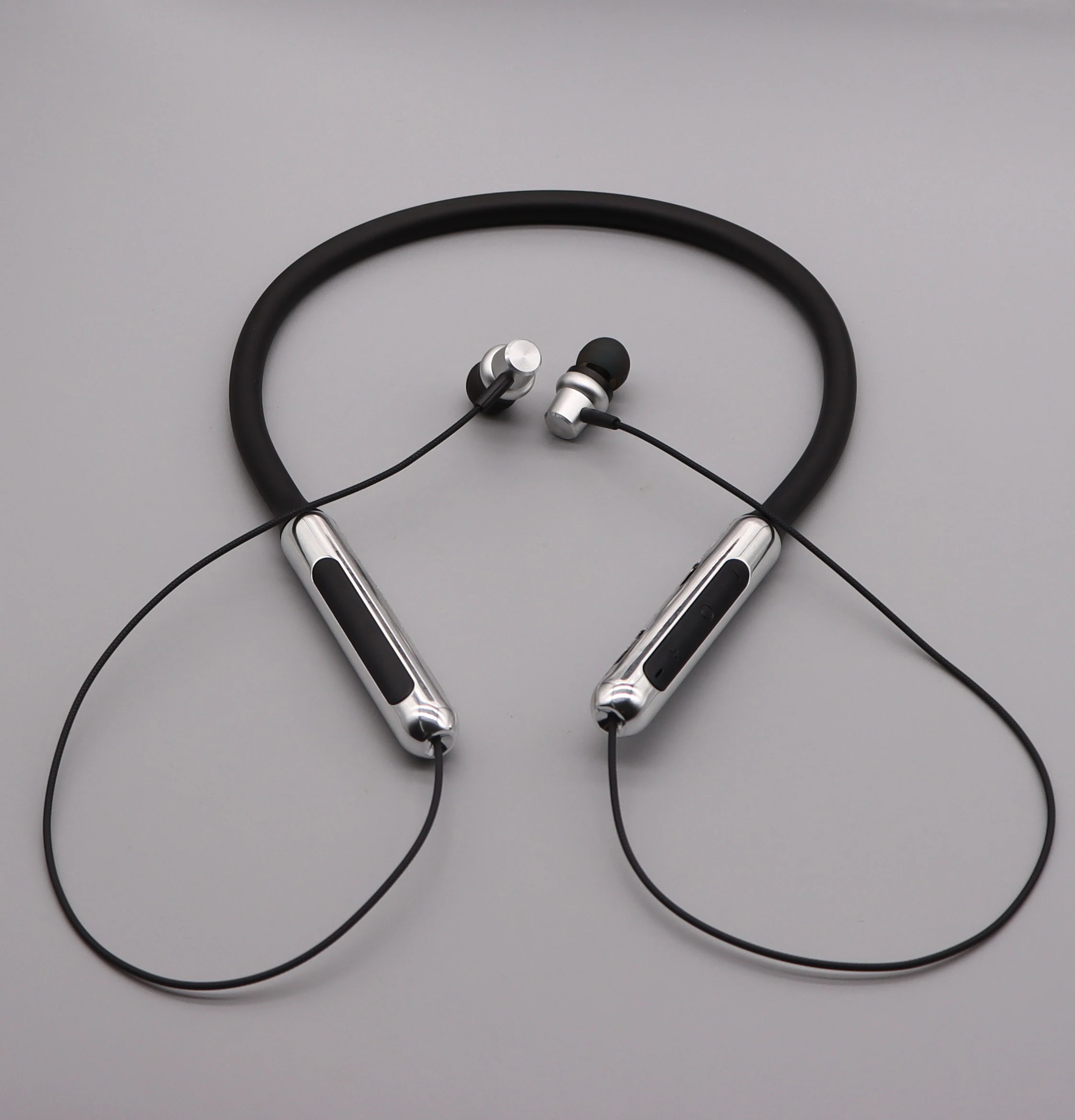 

00:07 00:24 View larger image High quality wireless earphone sport BT neckband stereo headphones bt headset for both ear