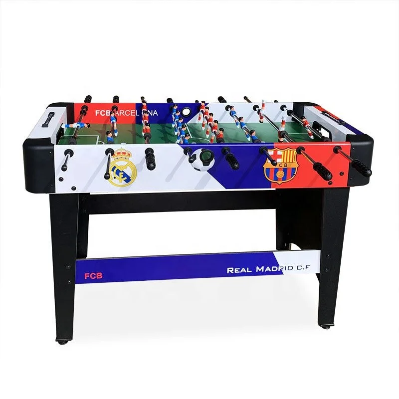 

2024 New Fashion 4FT Popular Style Colorful Printed Soccer Table for Kids & Family Indoor Football Table Games