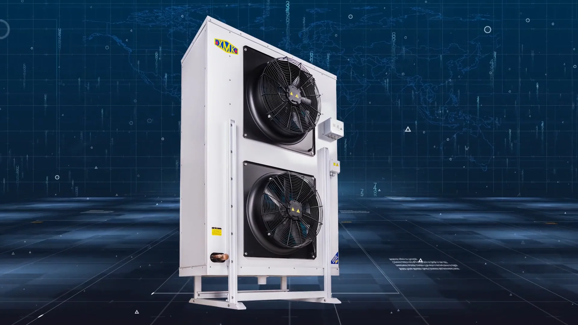 xmklqf463地面型速冻蒸发式空气冷却器630毫米冷冻室蒸发器低温空气