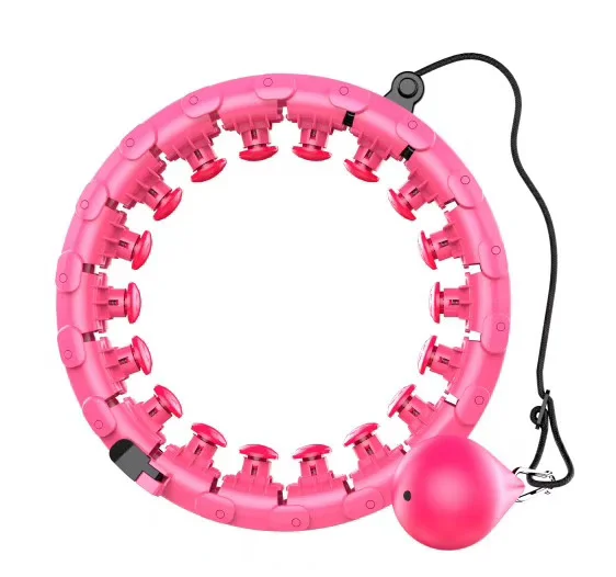 

ready to ship new design hula circle fitness exercise equipment indoor/outdoor adjustable length hula ring