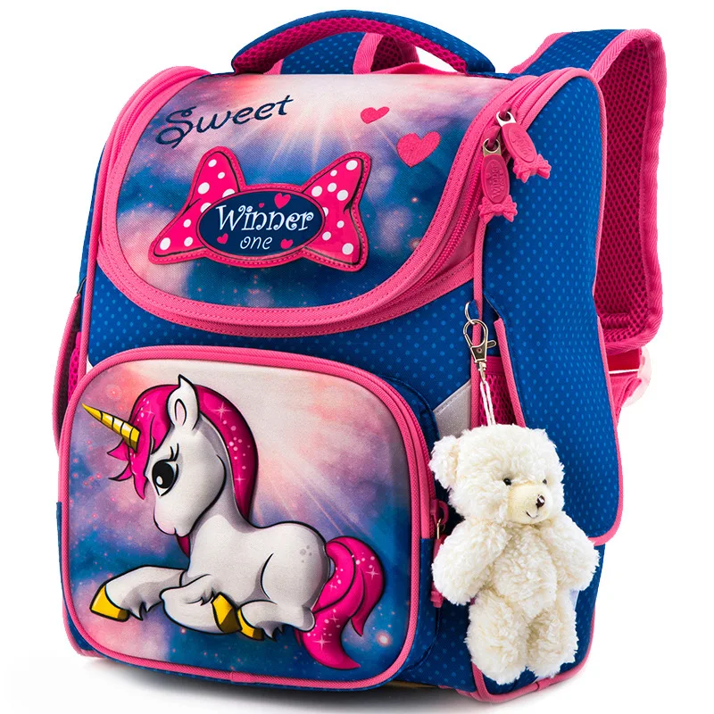 

Cute children student backpack Cartoon Picture kids school bag, Customized color