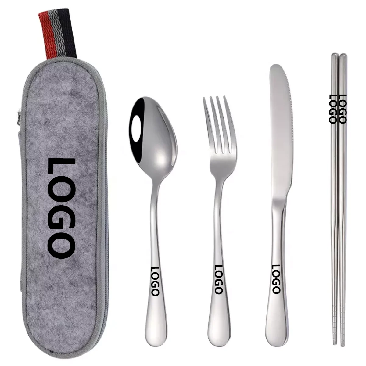 Hot Portable Tableware Case For Cutlery Chopsticks Spoon Fork Bag Holder Travel