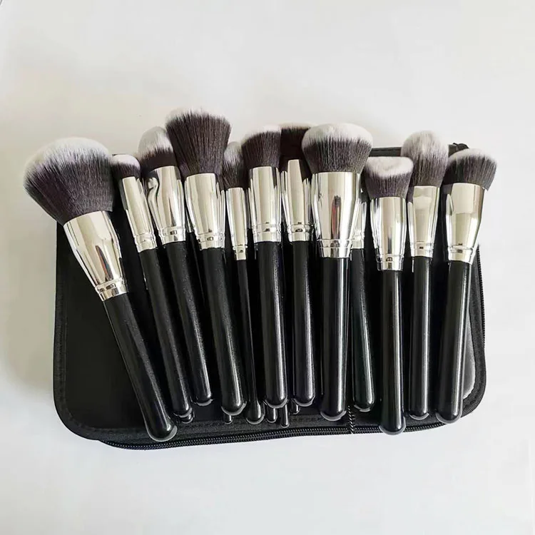 

Factory Luxury Vegan High Quality Makeup Brushes Set Kits Custom Logo Fashionable Personalized 40 Pieces Cosmetic Makeup Brushes