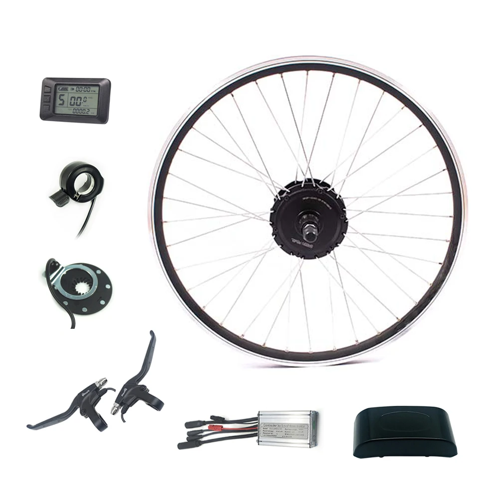 

Greenpedel 36v 250 watt e-bike rear cassette wheel 28 inch ebike hub motor conversion kit