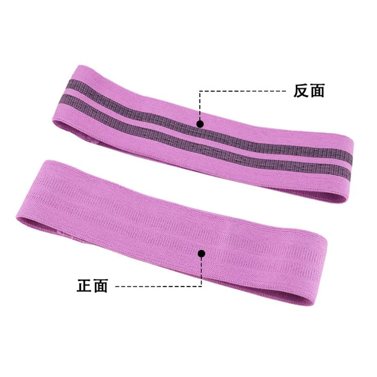 
Custom Logo Elastic Fitness Exercise Loop Cotton Fabric Glute Hip Circle Booty Resistance Bands 