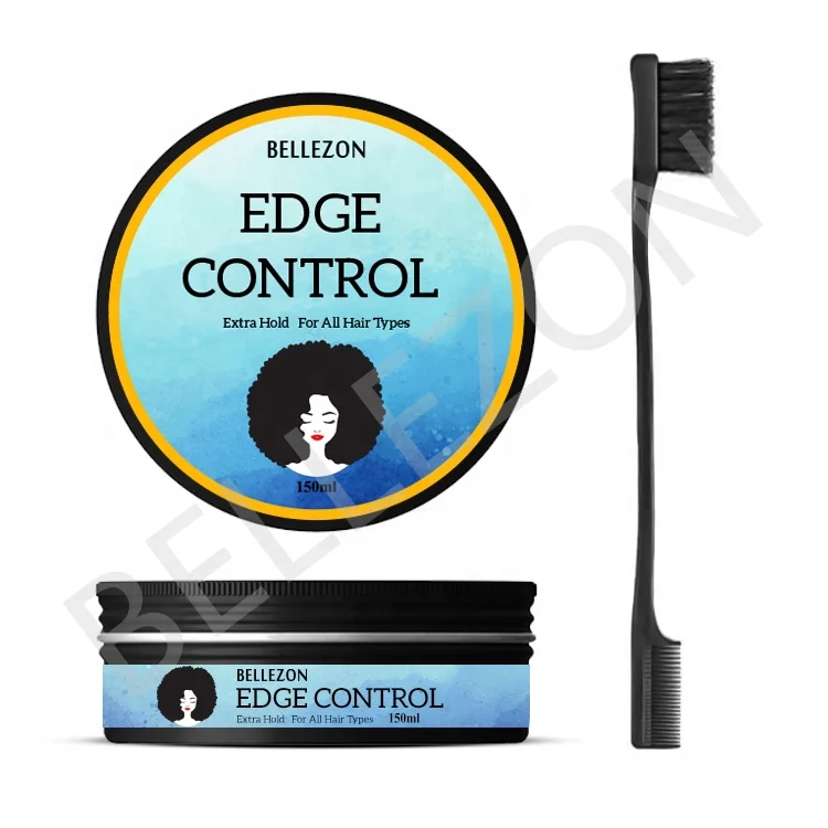 

Private Label Edge Control Pomade for Black Women with Brush
