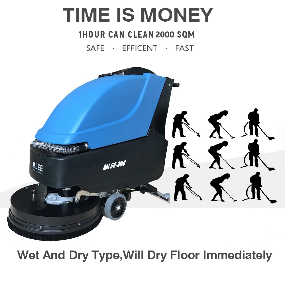 MLEE20B New design auto electric auto manual floor scrubber drier machine