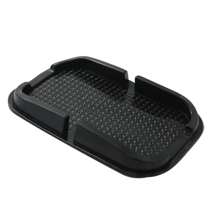 

Anti-slip mat for mobile navigation dashboard TOL7n silicone sticky phone pad, Black