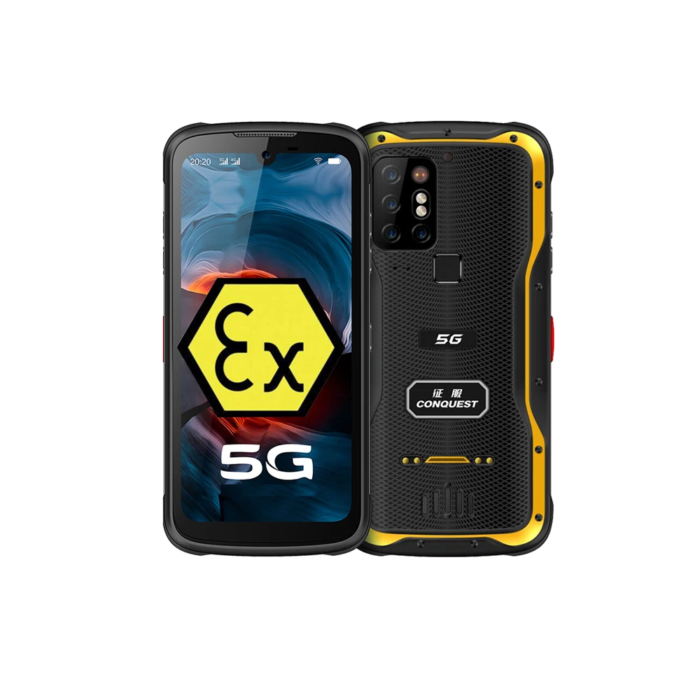 

CONQUEST S20 ATEX 5G Android 11 POC walkie talkie 20MP infrared night vision camera NFC rugged cell mobile phone atex zone 1 gsm