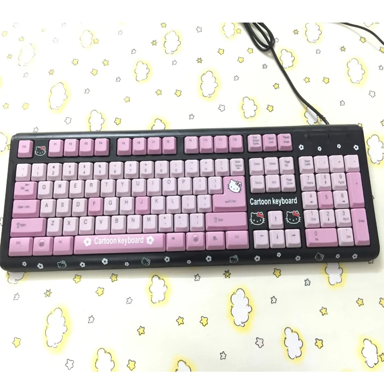 

Pink Sailor Moon Hello Kitty Girls With Cute Wired Wireless Two Style Gaming Mouse Desktop Notebook Universal Wireless Mouse