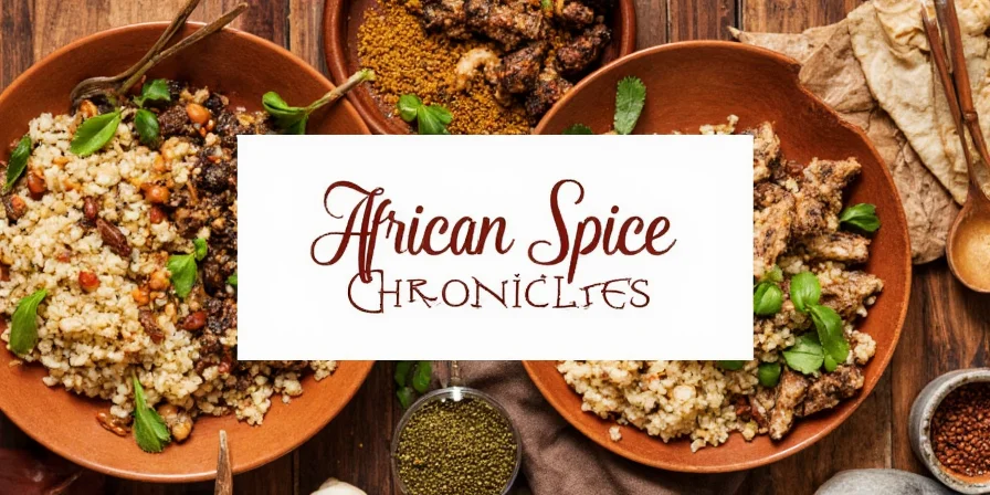 Thick Ethiopian Doro Wat stew served with injera