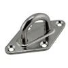 Stainless Steel 304/316 Wholesale Marine Boat Deck Round Ring Wire Rope Pad Eye Plate Welded