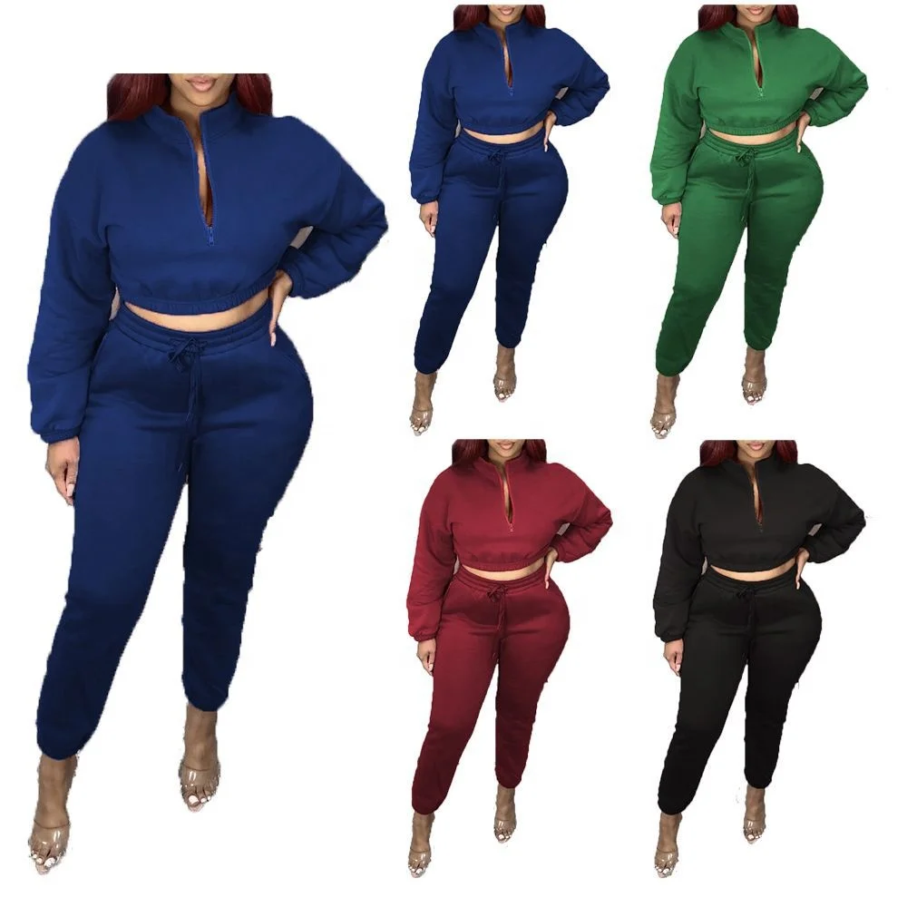 

Women Two Piece Sets Of New Solid Color Bodywear Women'S Wear Womens Two Piece Sets