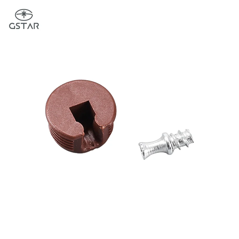

Furniture Fitting Hidden Metal Screw Nylon Iron Plastic Shelf Support 7mm with 5mm Pin Glass