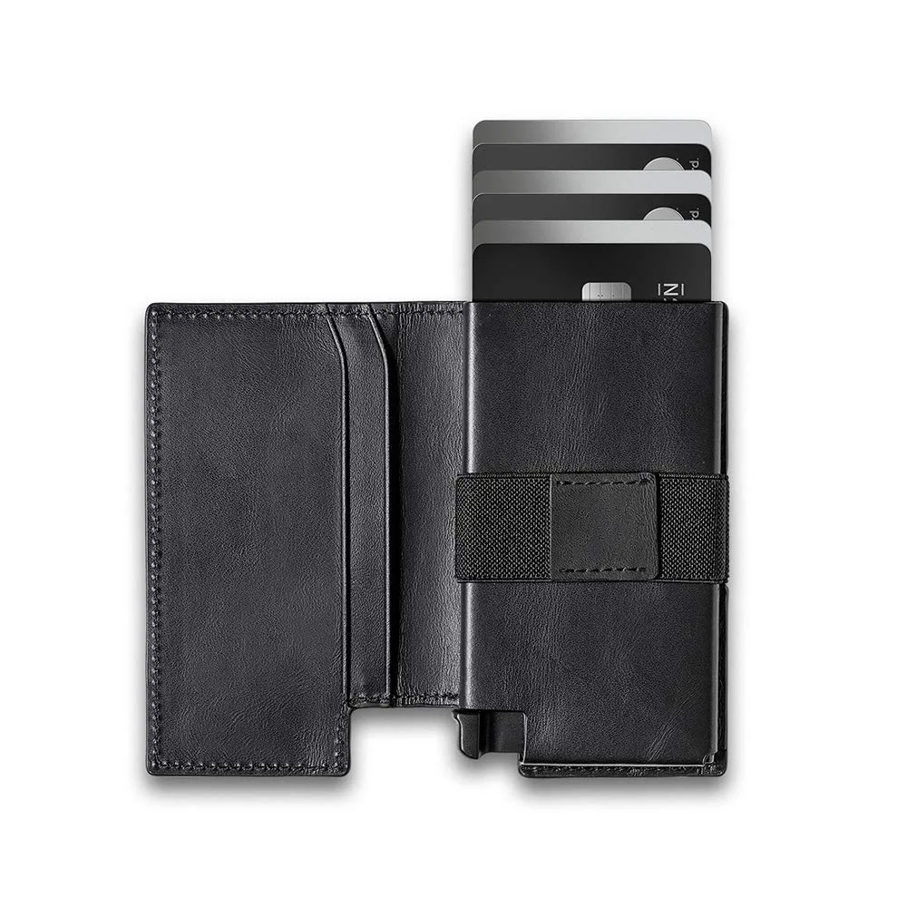 

The latest Rfid blocking genuine leather credit card holder money cash clip wallet purse for mens, As pictures