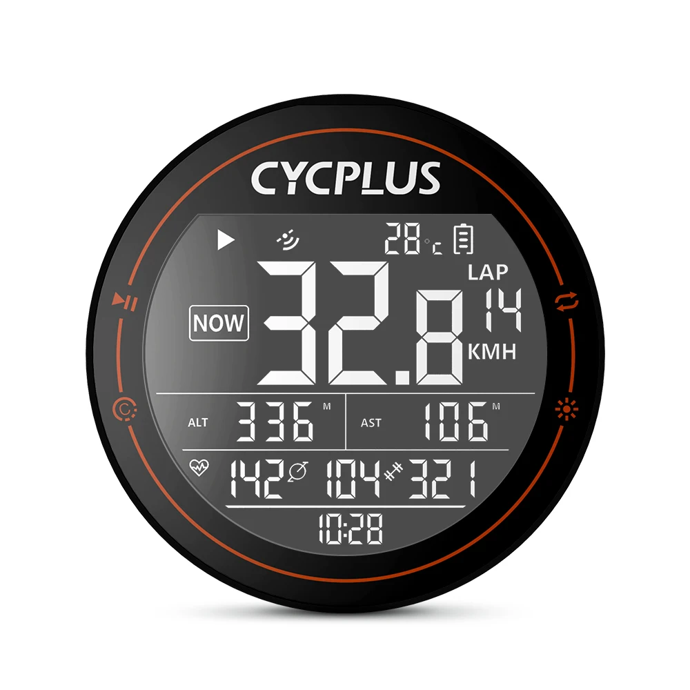 

CYCPLUS 7112 lcd screen waterproof wireless cycling bike speedometer gps bicycle computer