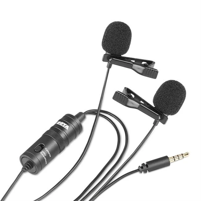 

Factory Original Boya- Professional Microphone BY-M1 6M Lavalier Stereo Audio Recorder Interview Collar Clip Microphone