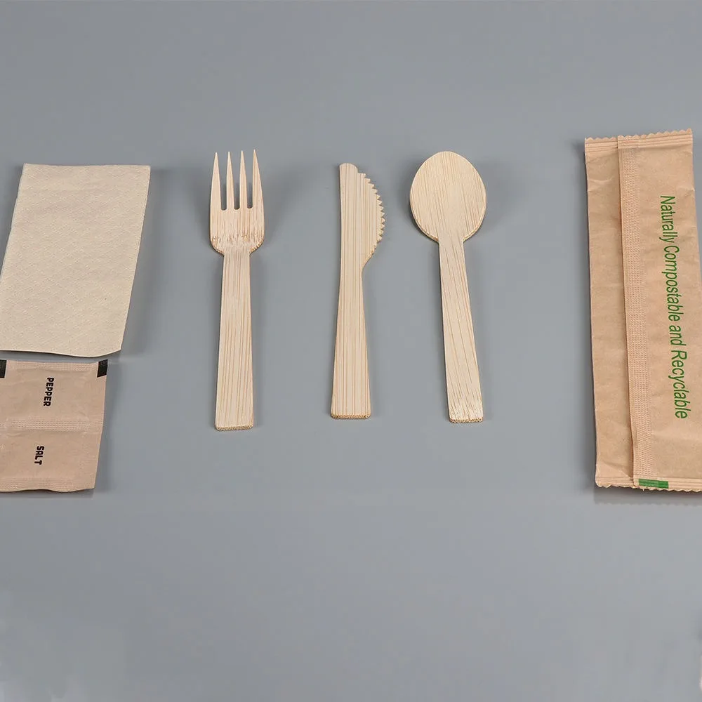 Biodegradable Bamboo Cutlery Set