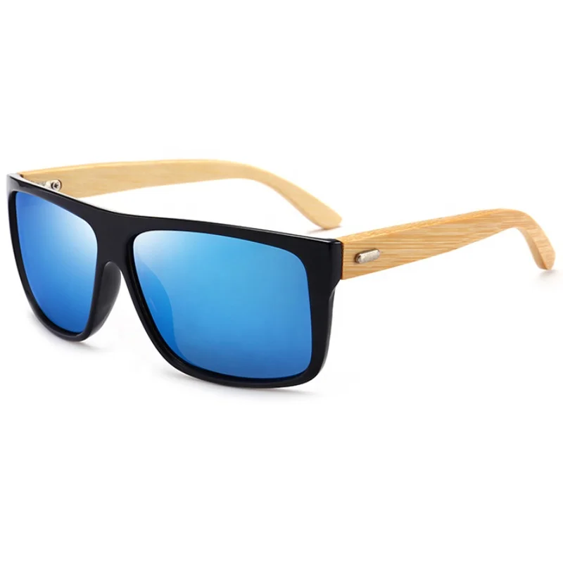 

Robin eyewear 8204 Men Classic trend bamboo sunglasses, 6 colors