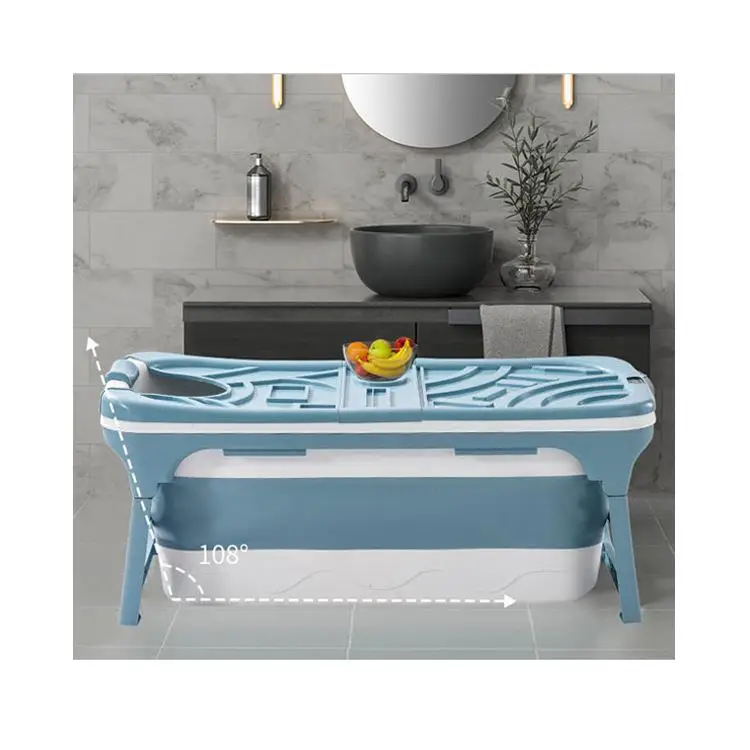 
China Factory Supply Hot Sale Plastic Freestanding Adult Bath Tub 