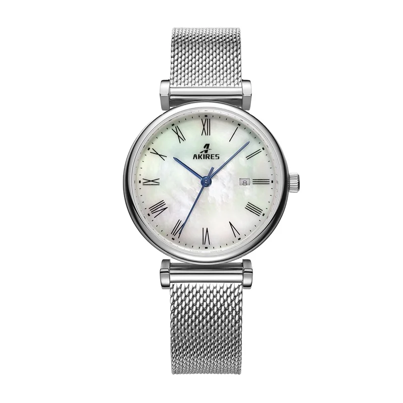 

Luxury Quartz Watch 50m Waterproof Date Display Stainless Steel Waterproof Wristwatch For women