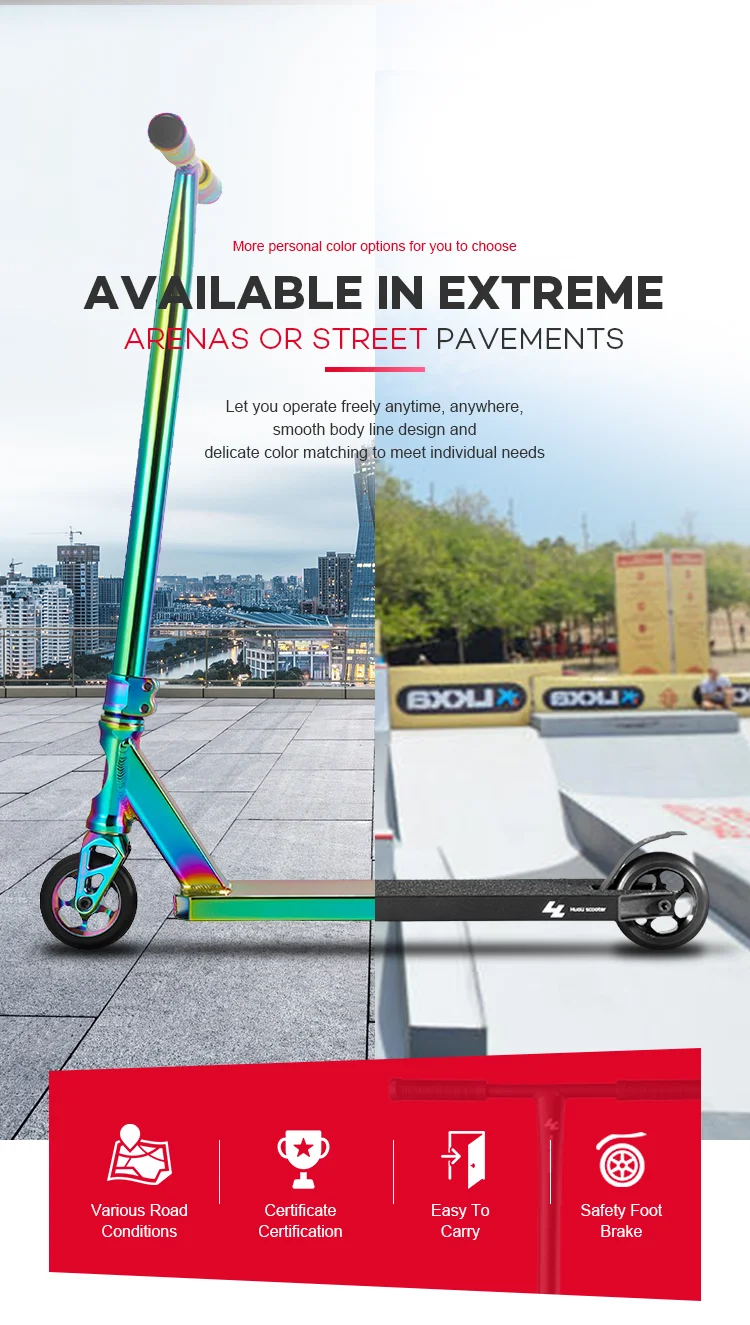 Monopattino Adulti Micro Monopattino Freestyle PRO Per Acrobazie