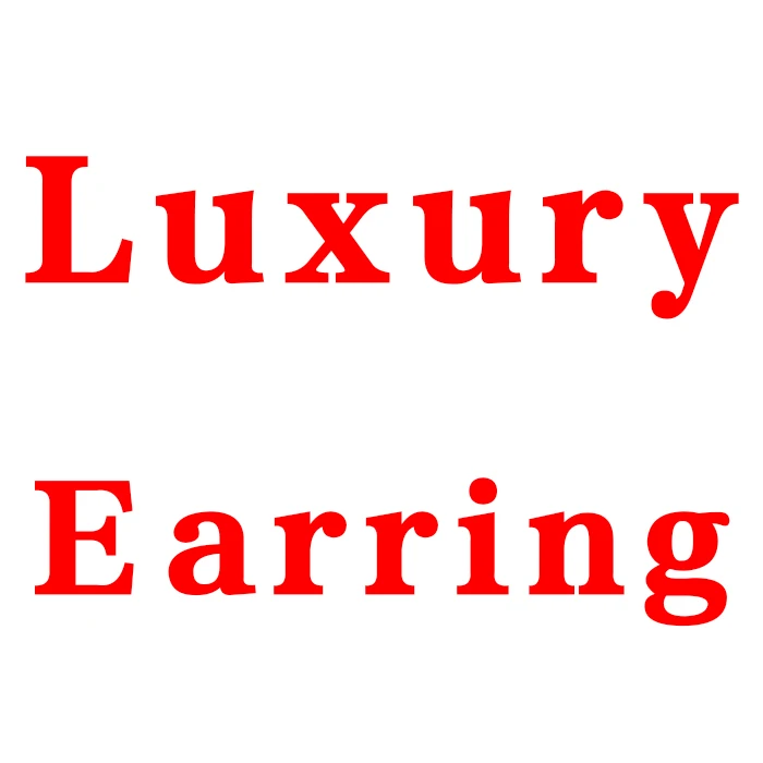 

Hot sale fashion round exaggerated luxury earrings wholesale designer inspired earrings famous brands, Customizable