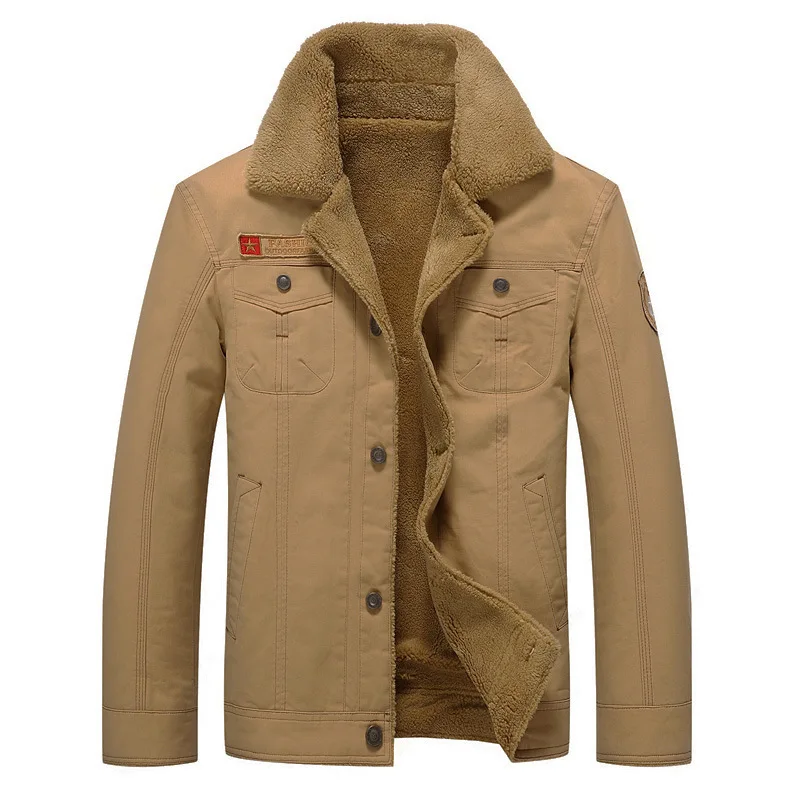 

Z013 Hot Sale Big Size Velvet Casual Outwear Military Men Jackets, Customized color