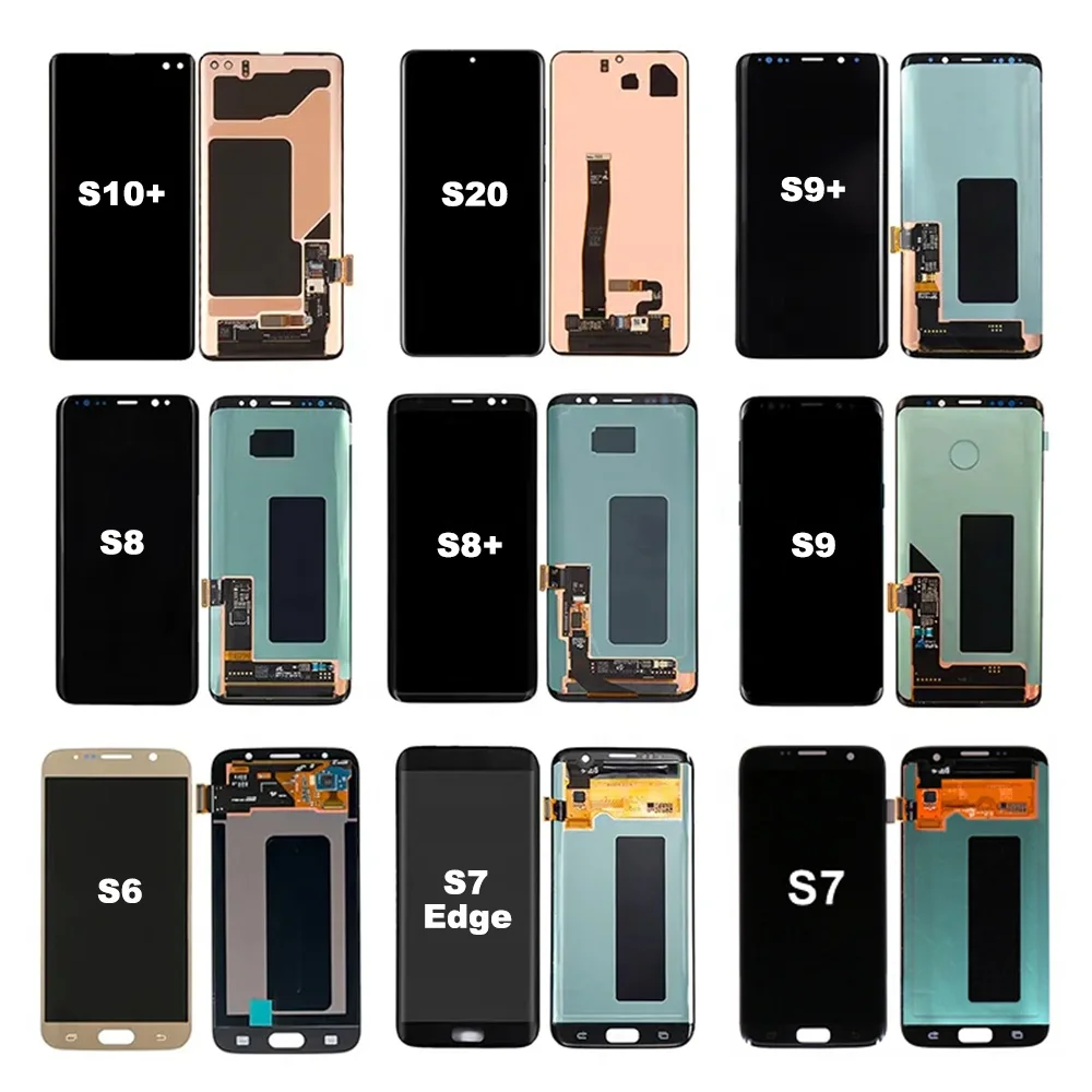 

LCD touch screen replacement for Samsung Galaxy S4 S5 S6 S7 Edge S9 S10e S10 Lite Plus S20 S21 FE Ultra Plus S8 LCD display