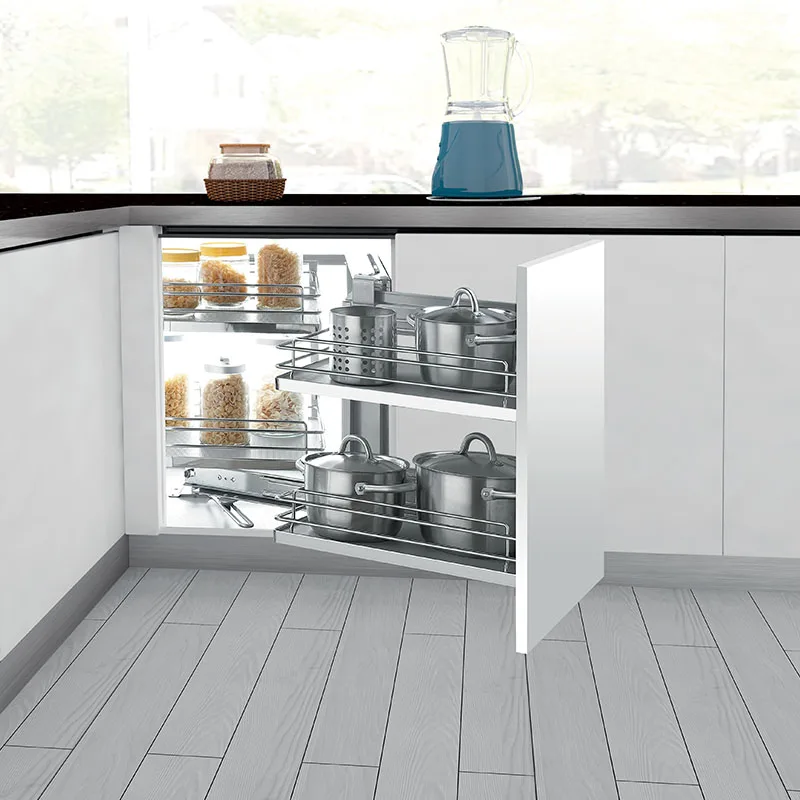 
unihopper manufacturer soft closing magic corner for kitchen cabinet  (1600054741784)