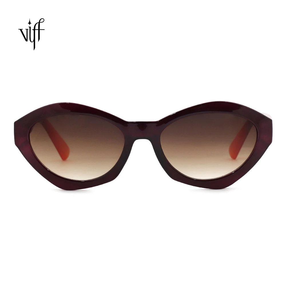 

VIFF HP17674 Women Vintage Sunglasses Luxury Custom Oversize UV400 Fashion Sunglasses