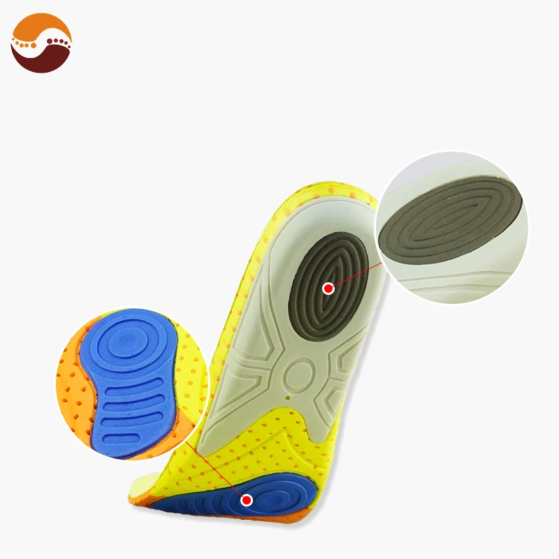 

Shock absorption Arch Support Multifunctional Comfortable Sport EVA Insole, As the photo