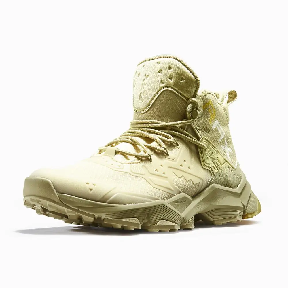 
RAX Men Hiking Boots Anti Slip Breathable Hiking Shoes Backpacking Outdoor Walking Boots 