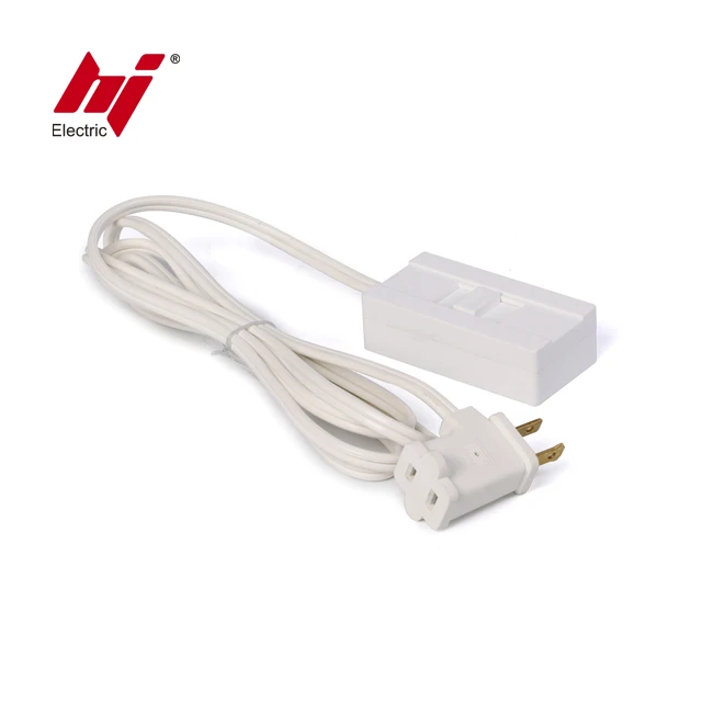 120V LED  Plugin Lamp Dimmer with Slide Switch