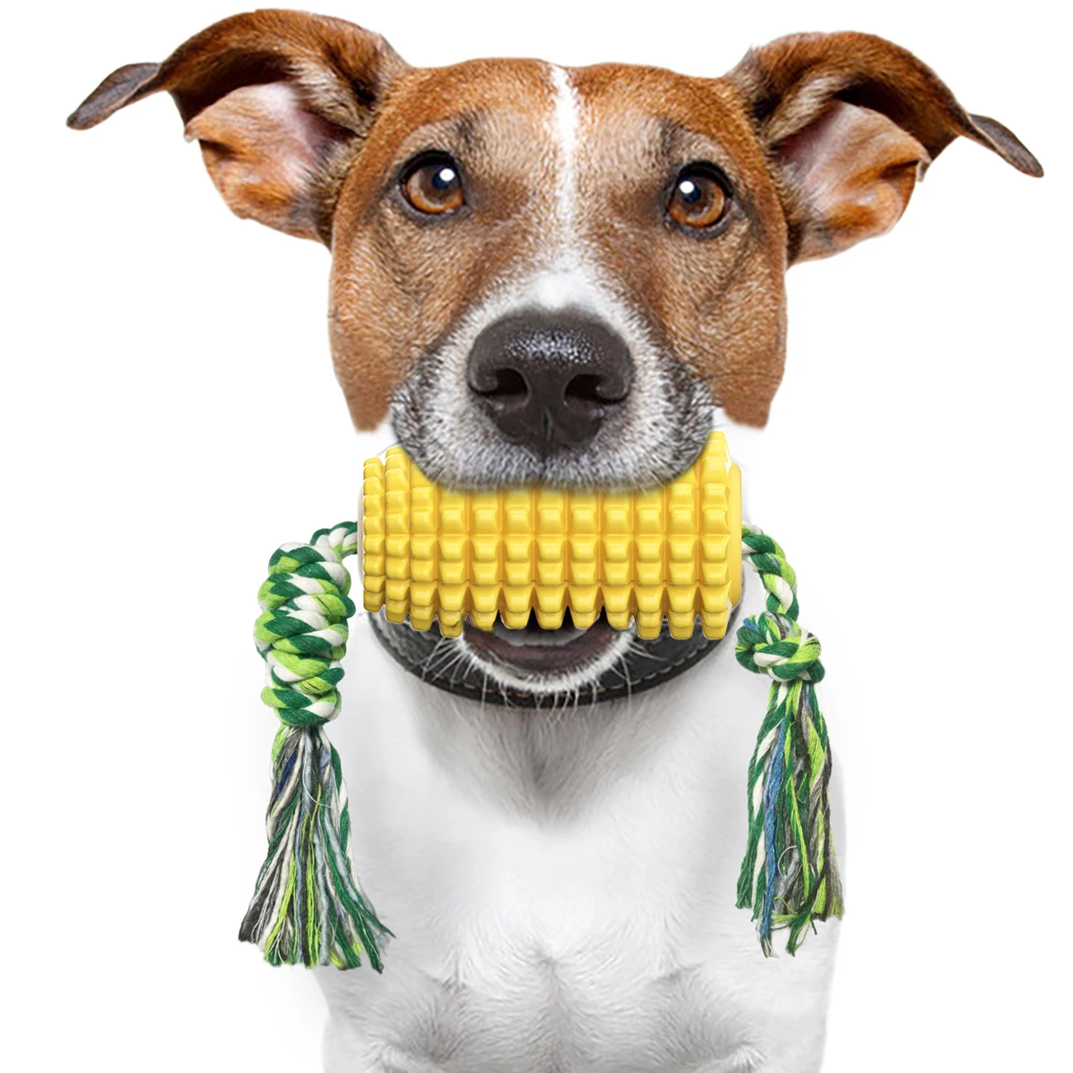

Factory cheaper price with hight quality pet toys corn shap dog toothbrush toys chew for dog