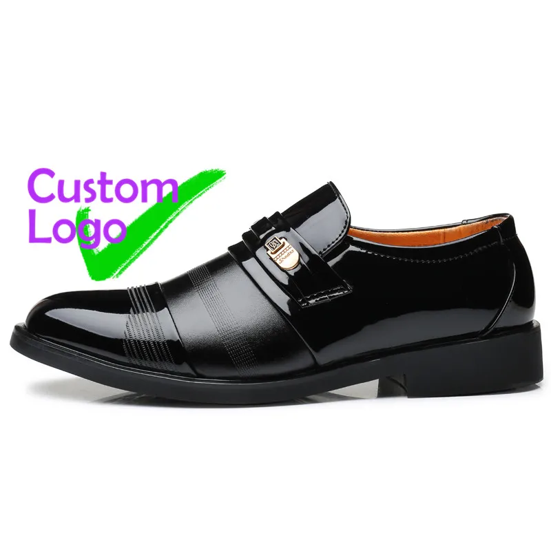 

Genuine Leather Shoes Without laces Patent Mens Leather Shoes Formal Plataforma Alta Oxford trending Synthetic Leather Shoes