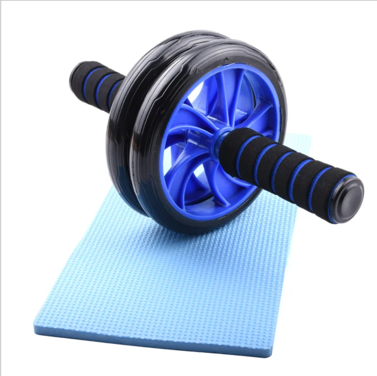 

Fitness Wheel Roller Abdominal Crunch Fitness Roller Home Gym Workout Equipment For Unisex Exercise, Black blue