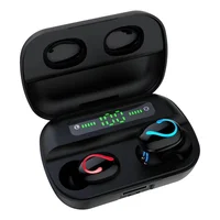 

Q82 TWS Bluetooth 5.0 Earphones Digital Display Mini Wireless Stereo Gaming Earbuds Sports Headsets 2600mAh Charging Case VS Q32