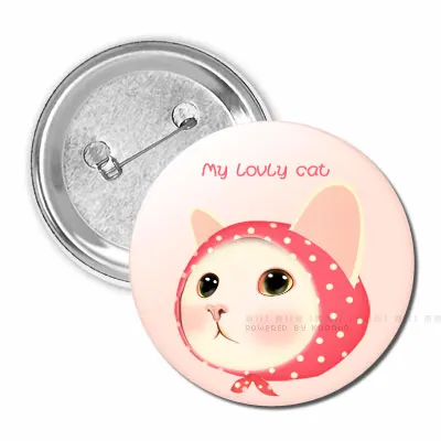 

Free Sample Promotional Blank Cheap plastic Cartoon Custom Plastic Pins Round Badges, Custom color