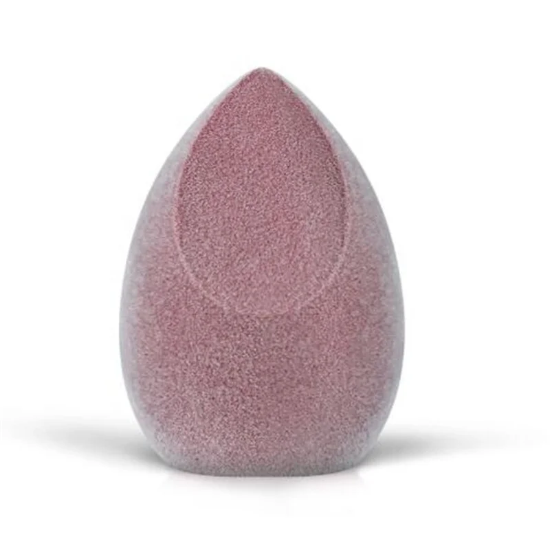 

Burgundy Flocking Waterdrop Beveled Makeup Sponge