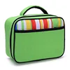 Portable children school cooler bag type polyester kids tote double-deck lunch bag