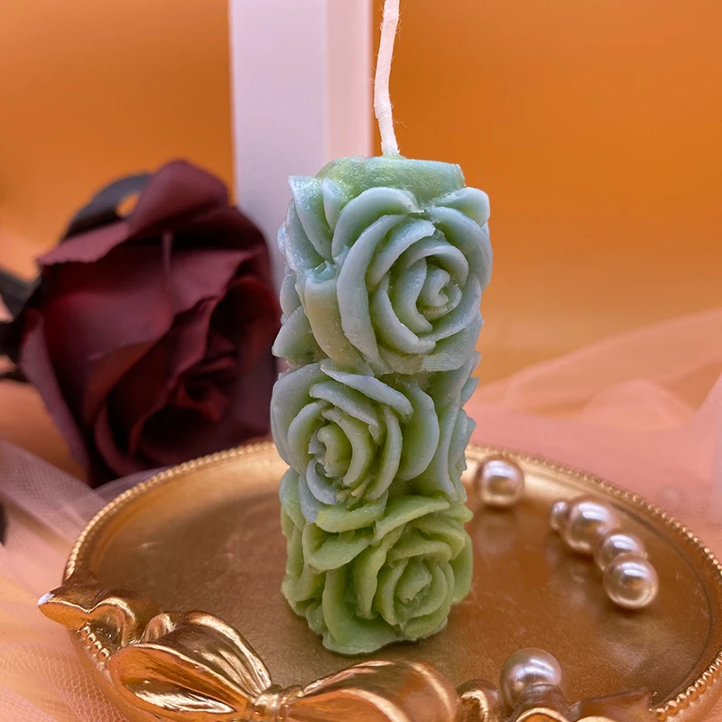 

B-3165 DIY handmade candle mould Butterfly style egg flower pattern cylinder relief Candle Mold, Random