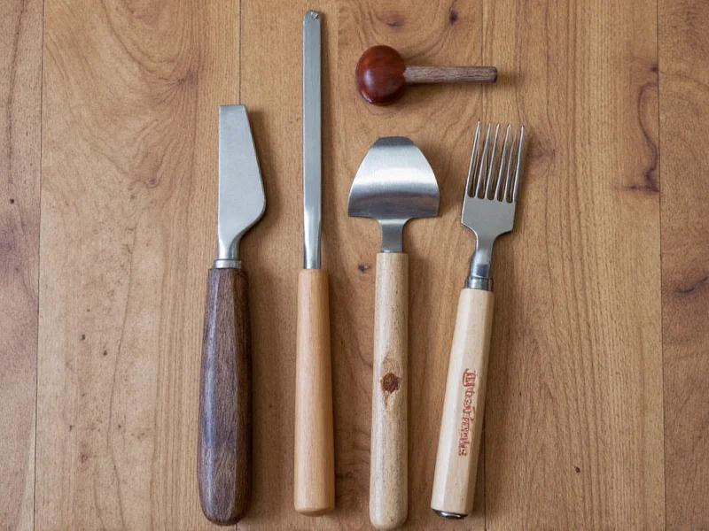 Essential hand tools for sustainable tree craft projects