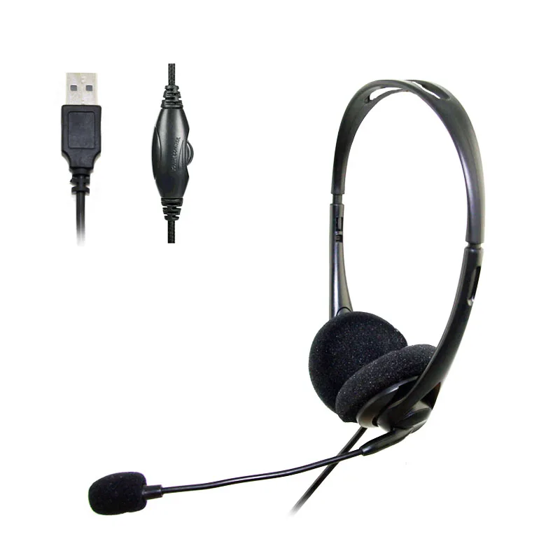 

HD-T66 Promotion USB wired Headset with microphone