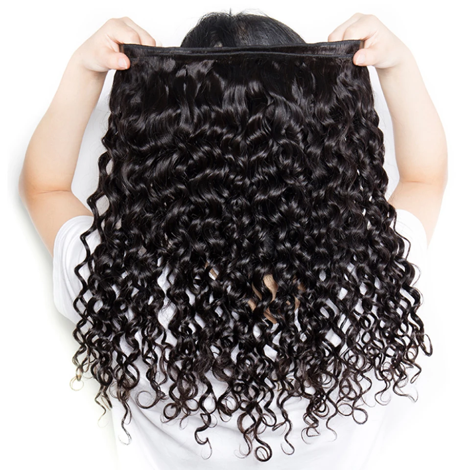 

10A water wave human hair bundles extensions,wholesale brazilian hair vendors