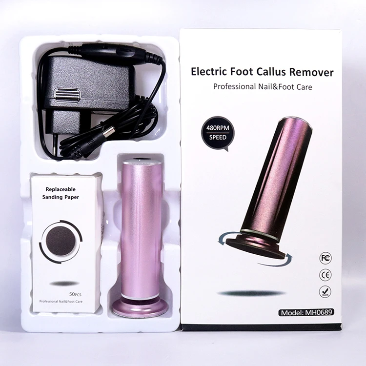 

Manicure and pedicure tools wholesale pro foot dead skin file shaver eliminator removal machine electric feet callus remover, Pink